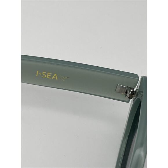 I Sea Marley Sunglasses Green Blue Square Cat Eye Retro - Picture 6 of 8